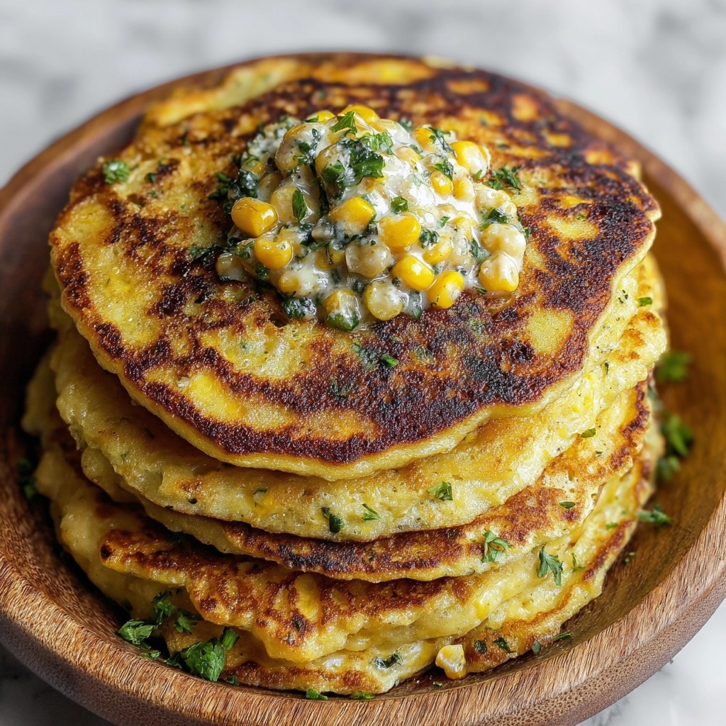 Venezuelan Sweet Corn Cachapas: Melt-in-Your-Mouth Delight Recipe - Recipe Image