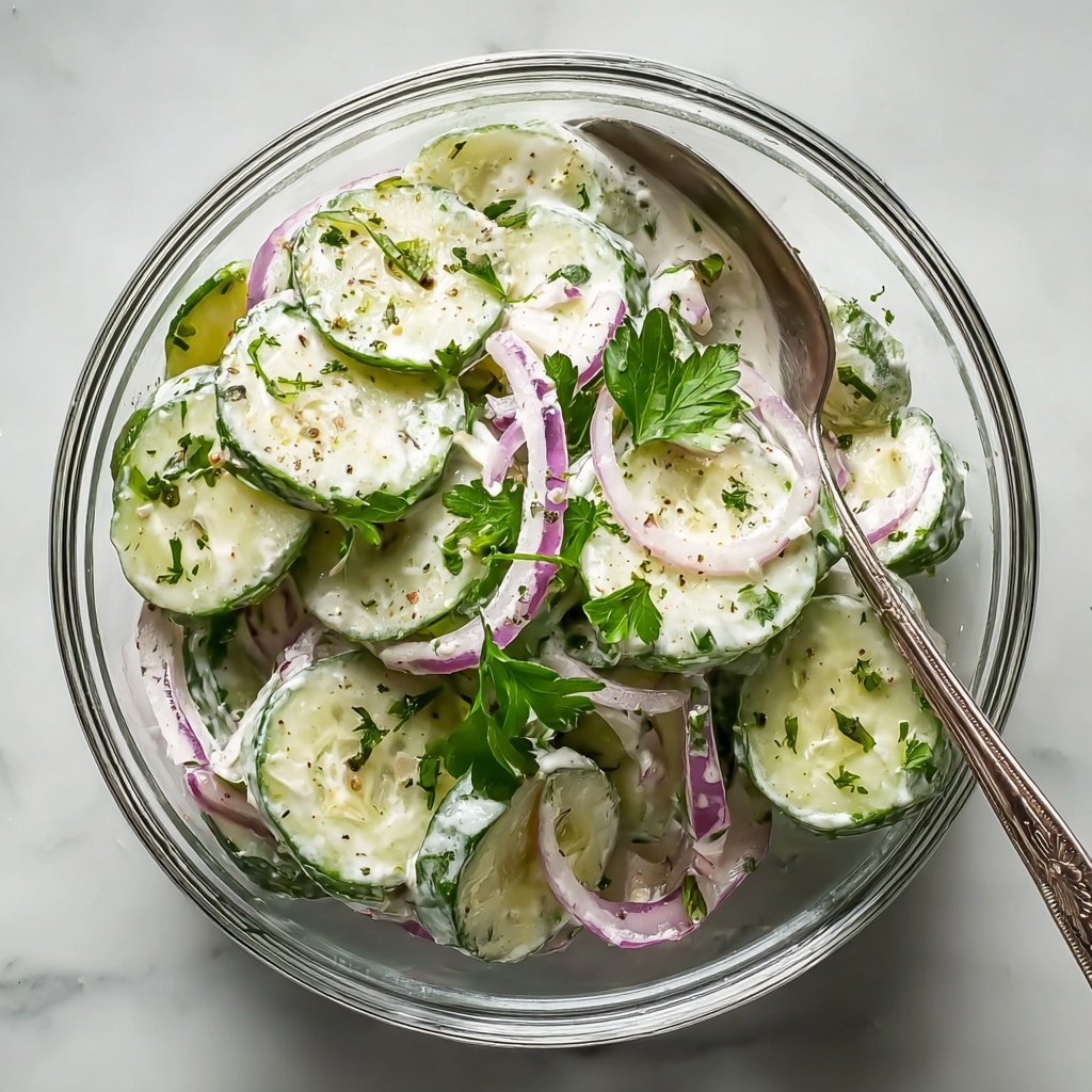 High Protein Cucumber Salad for a Refreshing Meal Boost Recipe - Recipe Image