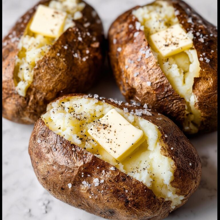 Baked Potatoes with Toppings Recipe