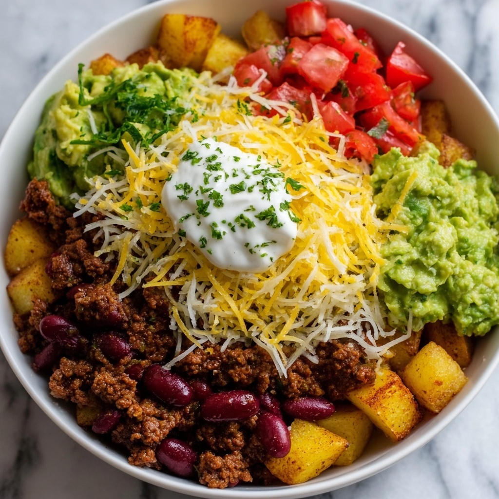 Potato Taco Bowl Recipe - Recipe Image