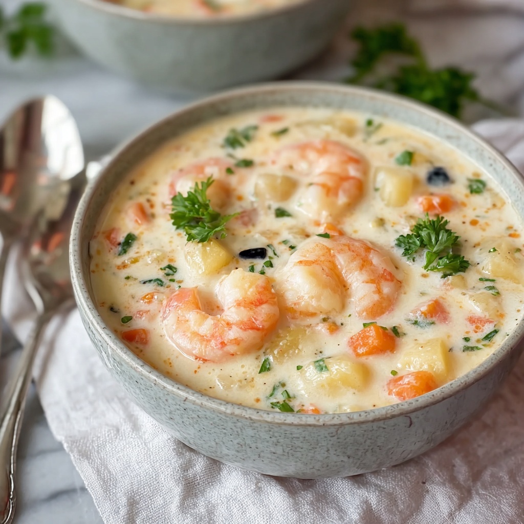 Irish Seafood Chowder with Bacon and Herbs Recipe - Recipe Image