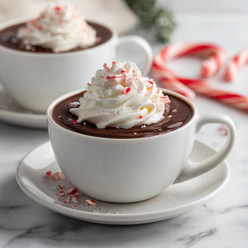 Rich Peppermint Hot Chocolate Recipe - Recipe Image