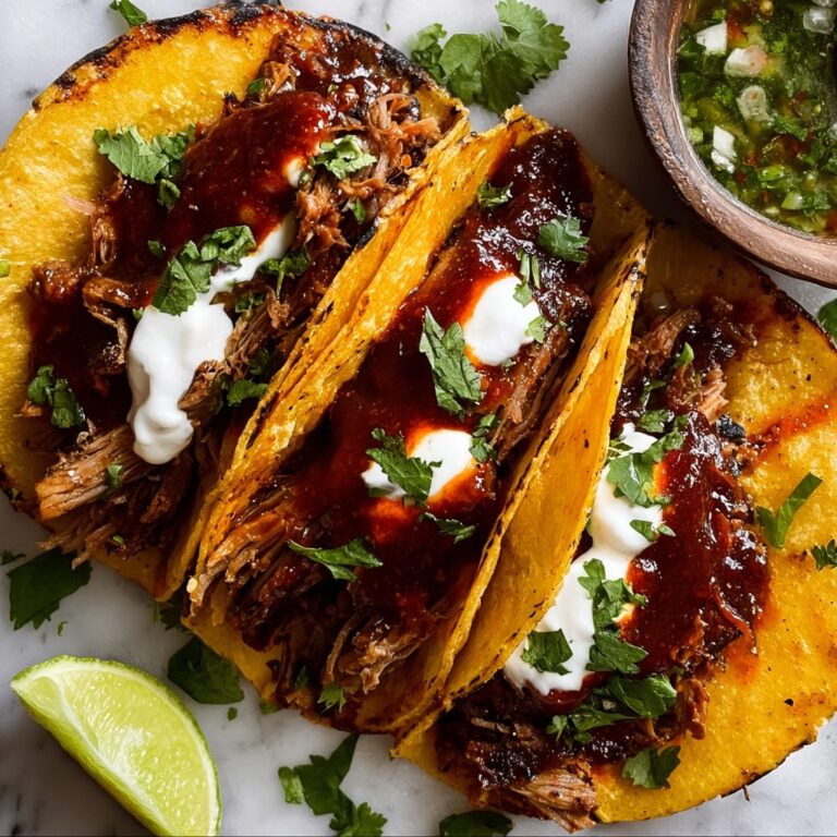 Savory Birria Tacos with Rich Beef Broth Dipping Sauce Recipe