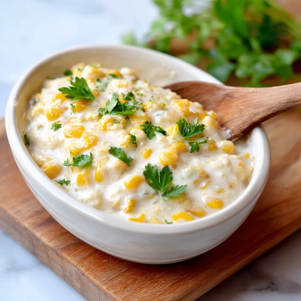 Crock Pot Creamed Corn with Green Chilies Recipe - Recipe Image