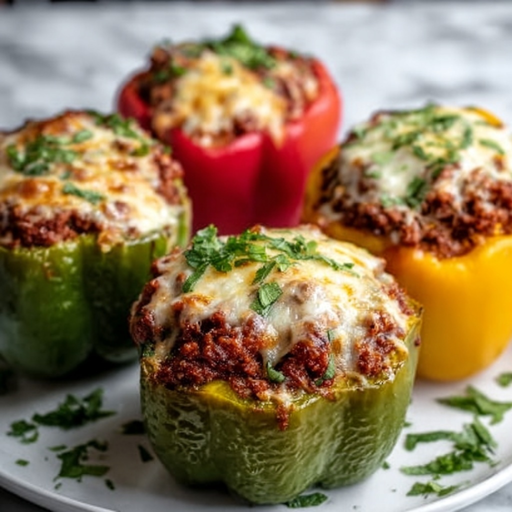 Easy Baked Stuffed Peppers Recipe - Recipe Image