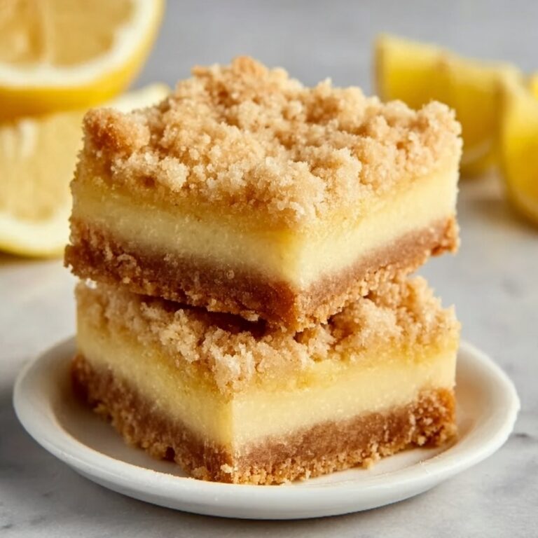 Homemade Lemon Crumb Bars Recipe