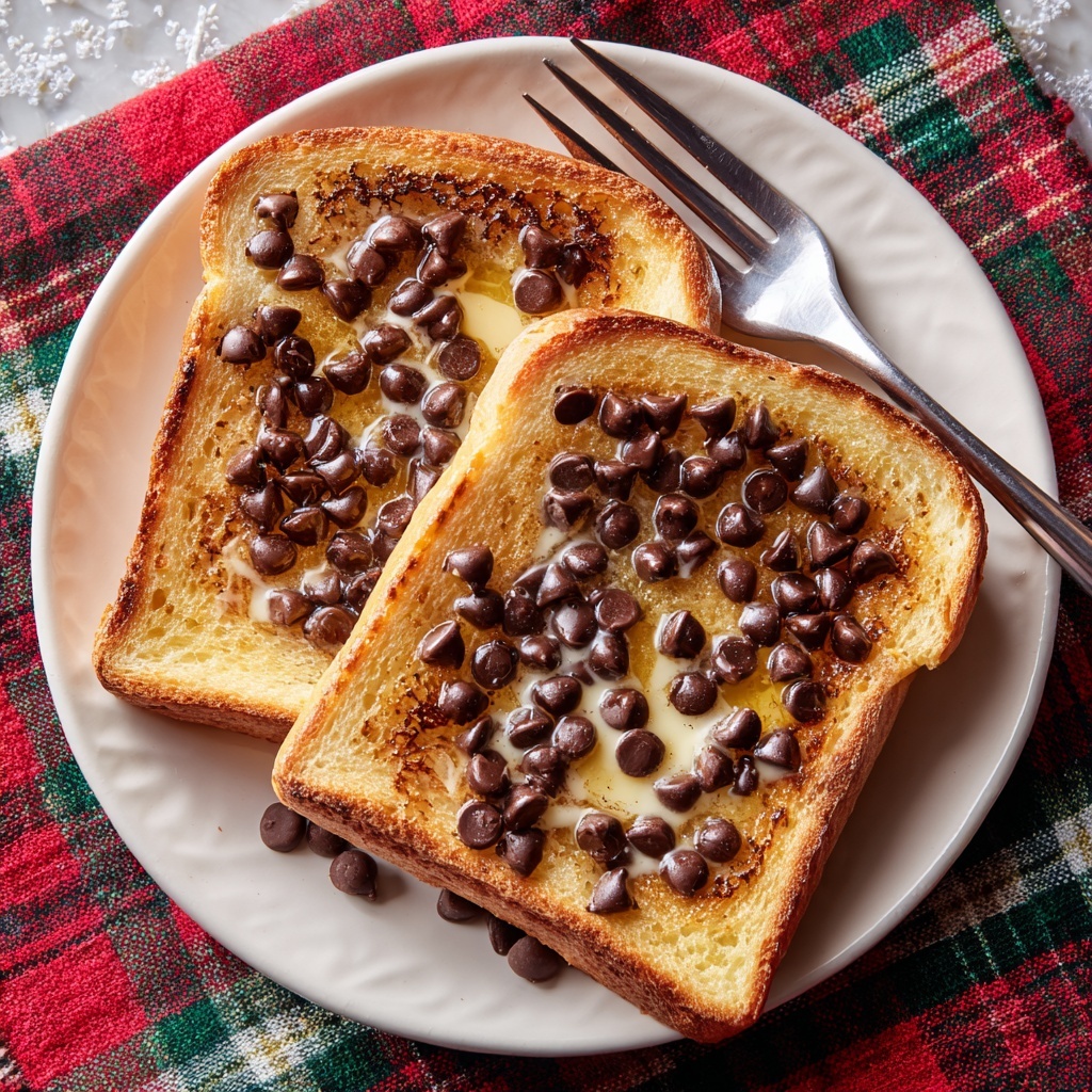 Chocolate Chip Cream Cheese Croissant Breakfast Bake Recipe - Recipe Image