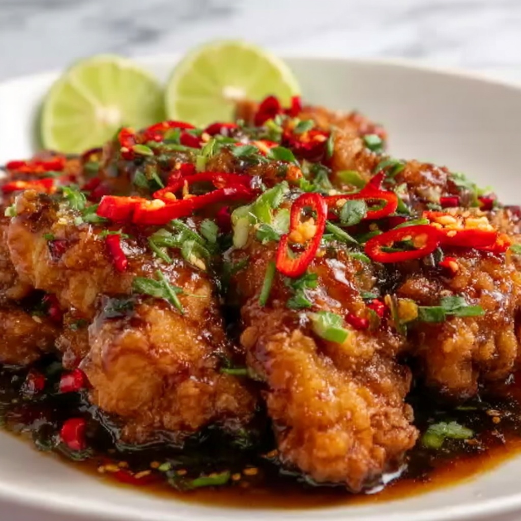 Thai Sweet Chili Chicken Recipe - Recipe Image