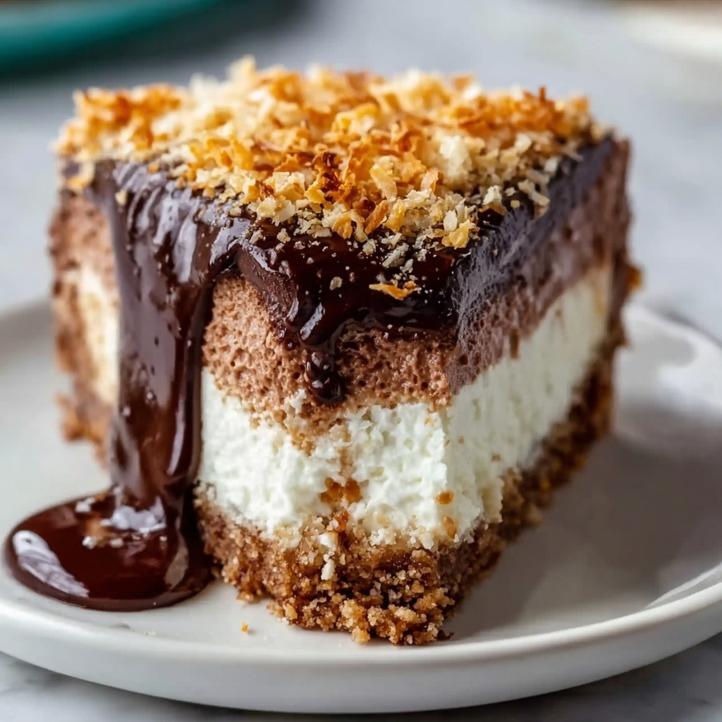 No-Bake German Chocolate Pie Recipe - Recipe Image