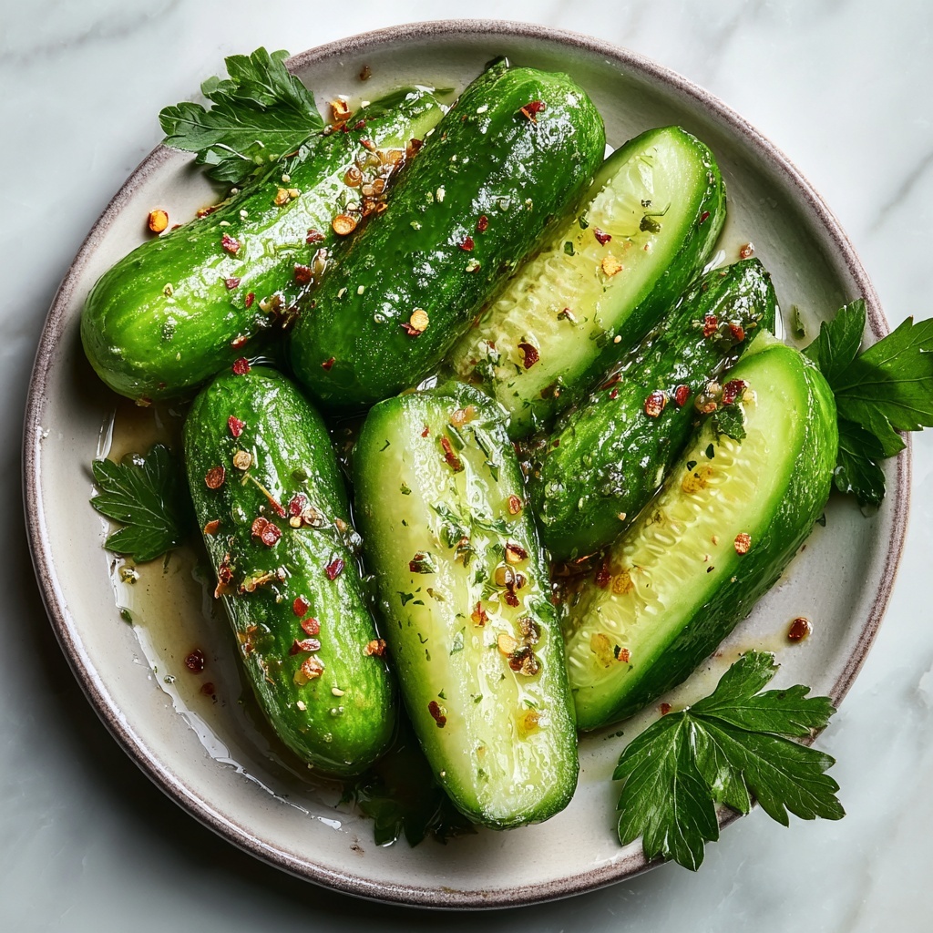 Sumac Cucumbers: A Refreshing and Zesty Side Dish Recipe - Recipe Image