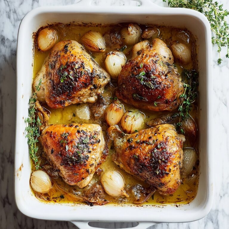 Easy Oven-Roasted French Garlic Chicken Recipe