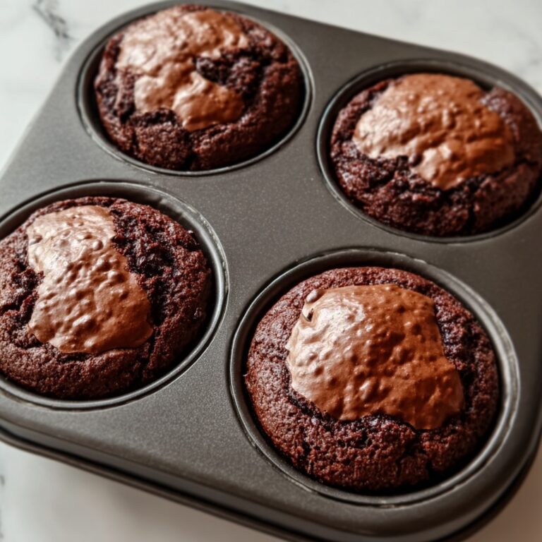 Gooey Brownie Muffins from Box Mix Recipe