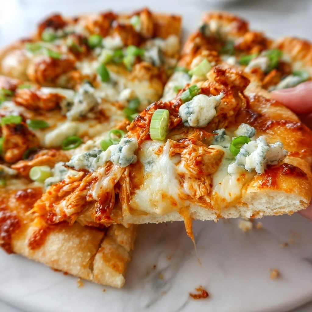 Buffalo Chicken Pizza Recipe - Recipe Image
