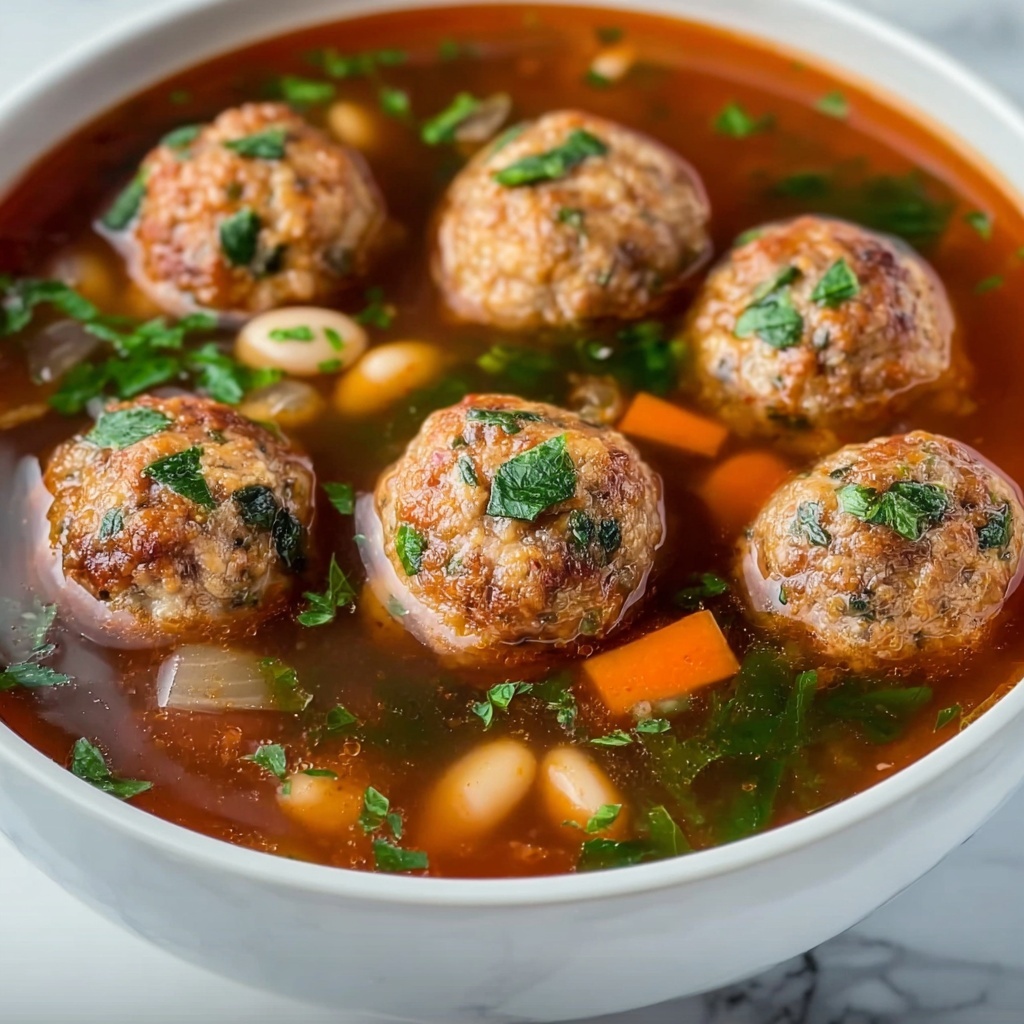 Italian Meatball Soup Recipe - Recipe Image