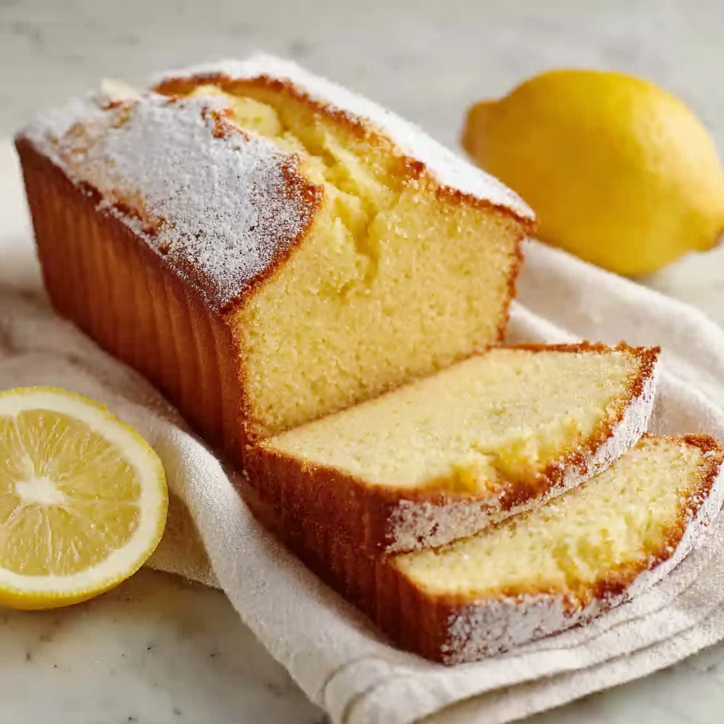 Old-Fashioned Lemon Pound Cake Recipe - Recipe Image