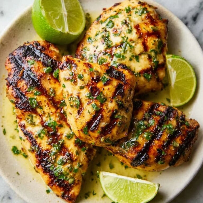 Grilled Salsa Verde Chicken with Pepper Jack Recipe