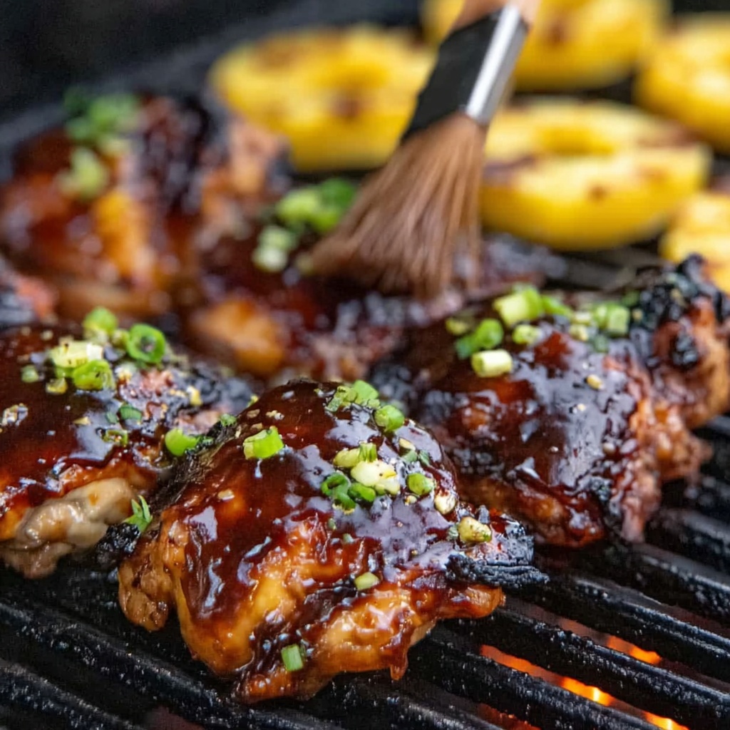 Hawaiian Grilled Teriyaki Chicken Recipe - Recipe Image