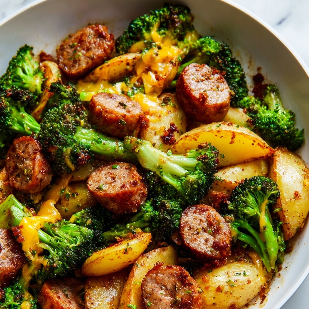 Sausage Potato Broccoli Skillet Recipe - Recipe Image