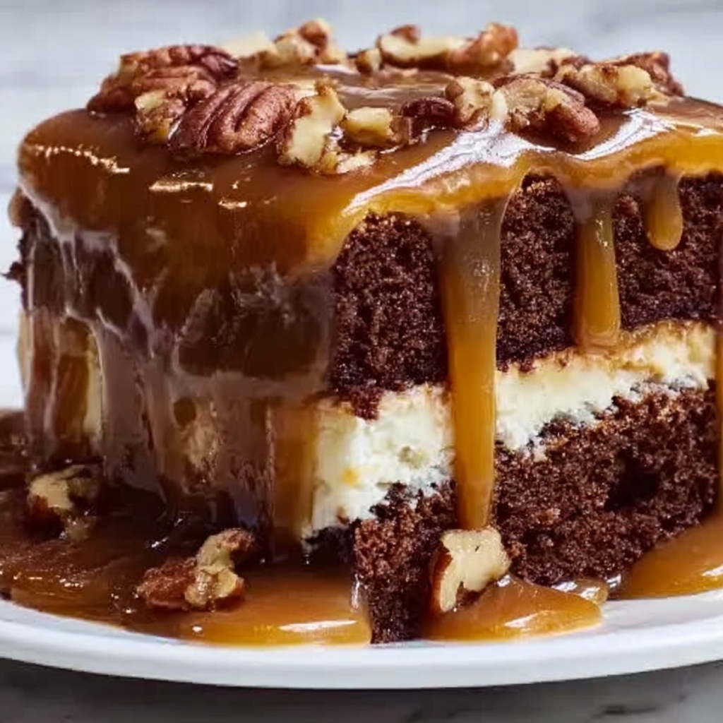 Banana Caramel Cake Recipe - Recipe Image