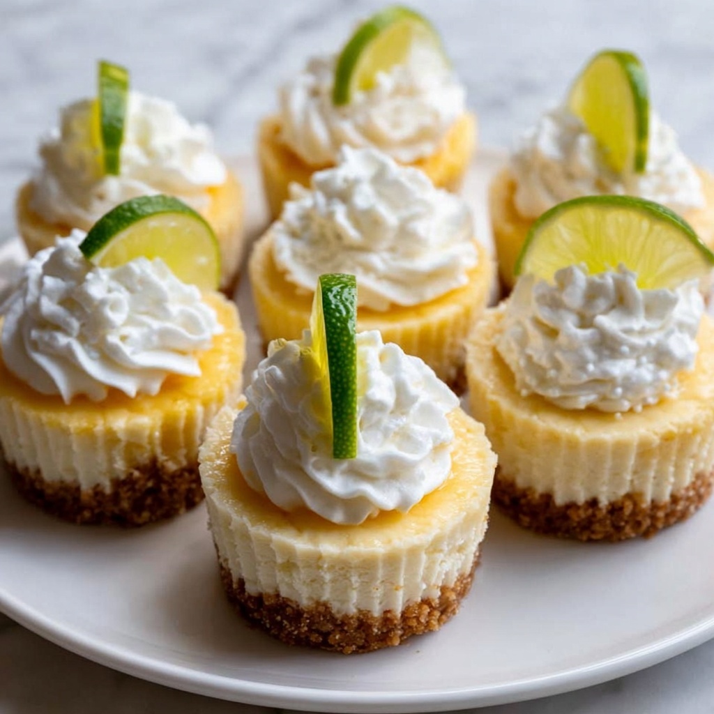 Mini Margarita Cheesecakes Recipe - Recipe Image