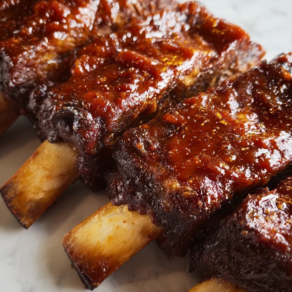Slow Cooker Barbequed Beef Ribs Recipe - Recipe Image