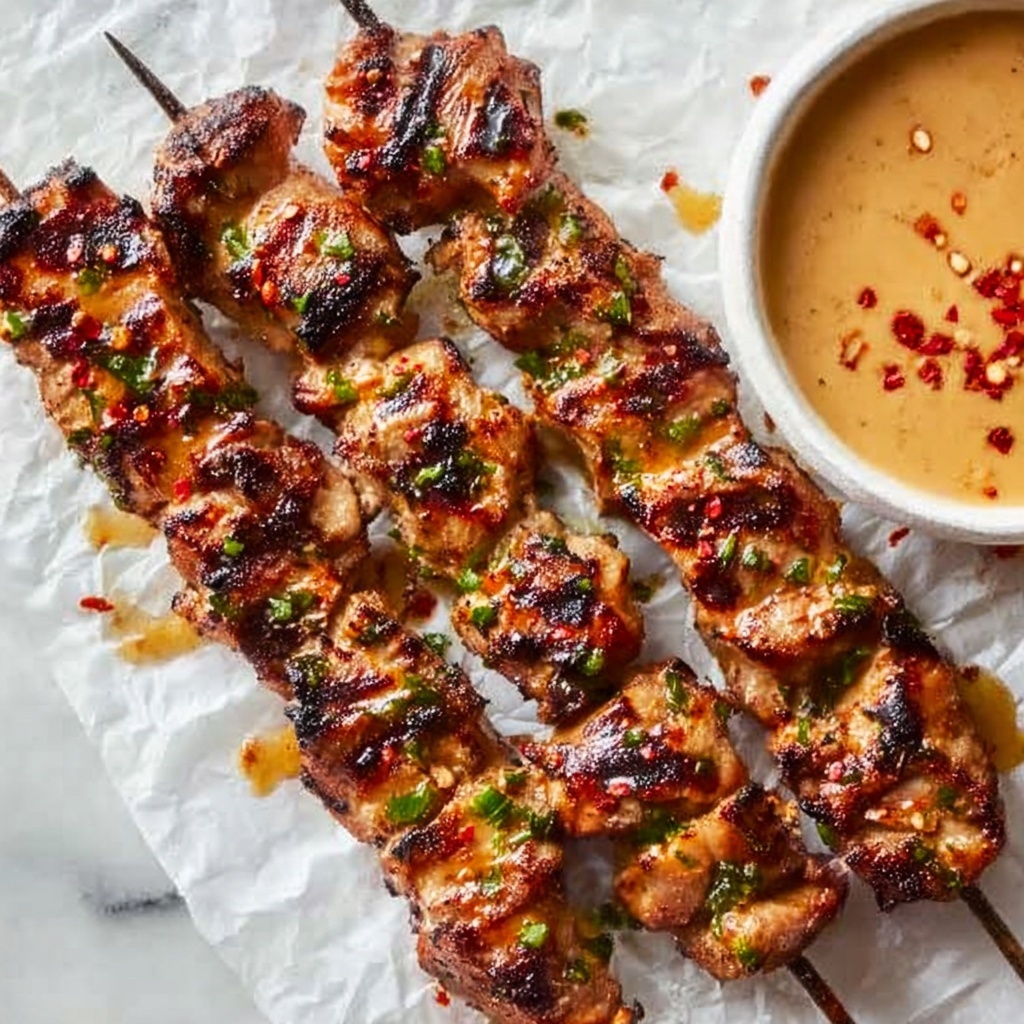 Bang Bang Chicken Skewers with Spicy Mayo and Thai Chili Sauce Recipe - Recipe Image