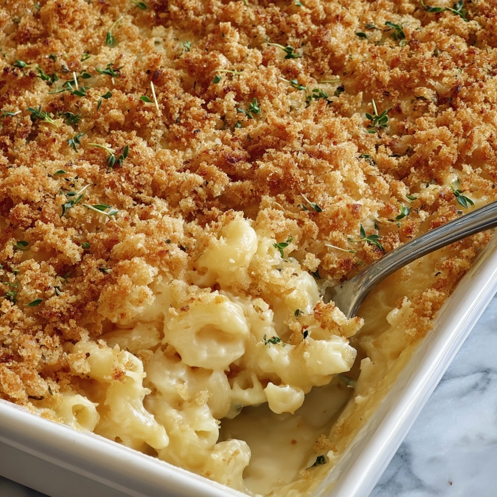 Baked Mac and Cheese with Cheez-It Crust Recipe - Recipe Image