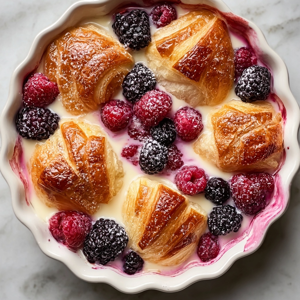 Berry Croissant Breakfast Bake Recipe - Recipe Image