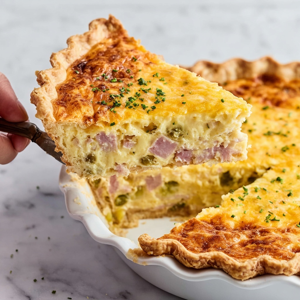 Ham and Cheese Quiche Recipe - Recipe Image