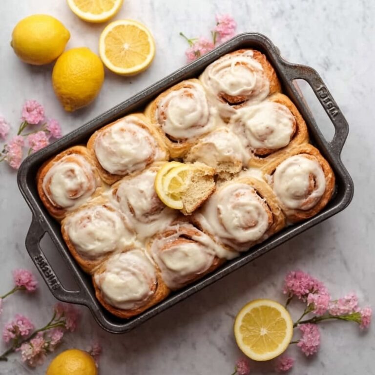 Lemon Poppy Seed Rolls with Lemon Glaze Recipe