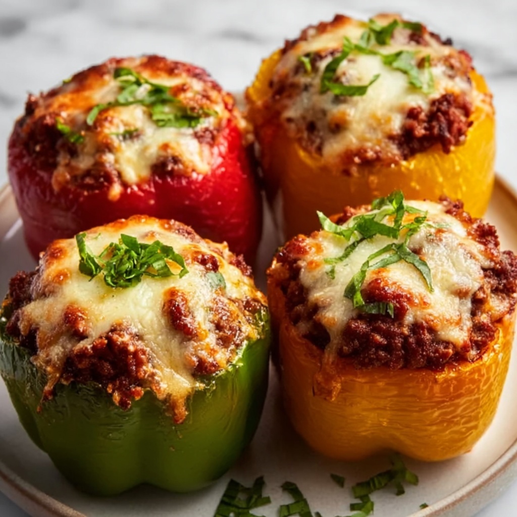 Easy Baked Stuffed Peppers Recipe - Recipe Image