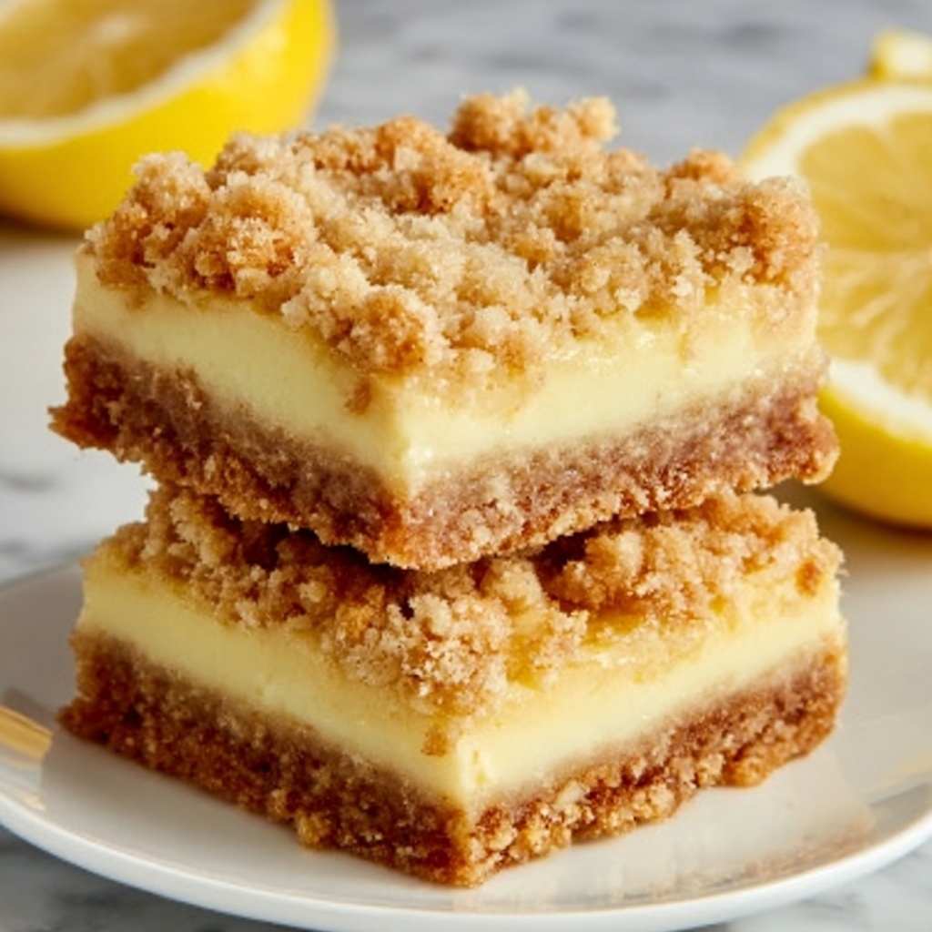 Homemade Lemon Crumb Bars Recipe - Recipe Image