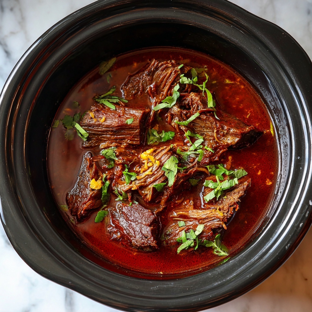 Slow Cooker 4-Ingredient Holiday BBQ Pork Recipe - Recipe Image