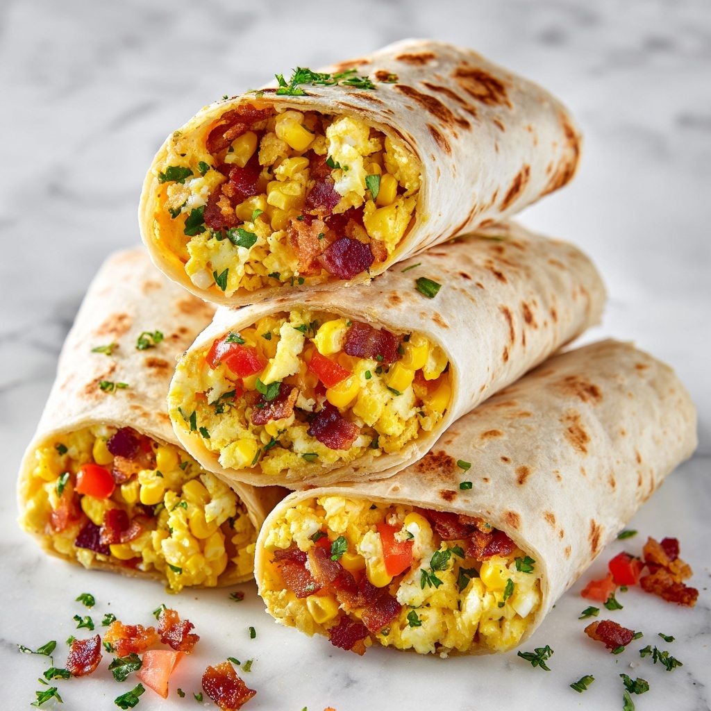 Freezer Breakfast Burritos with Tater Tots, Sausage, and Cheeses Recipe - Recipe Image