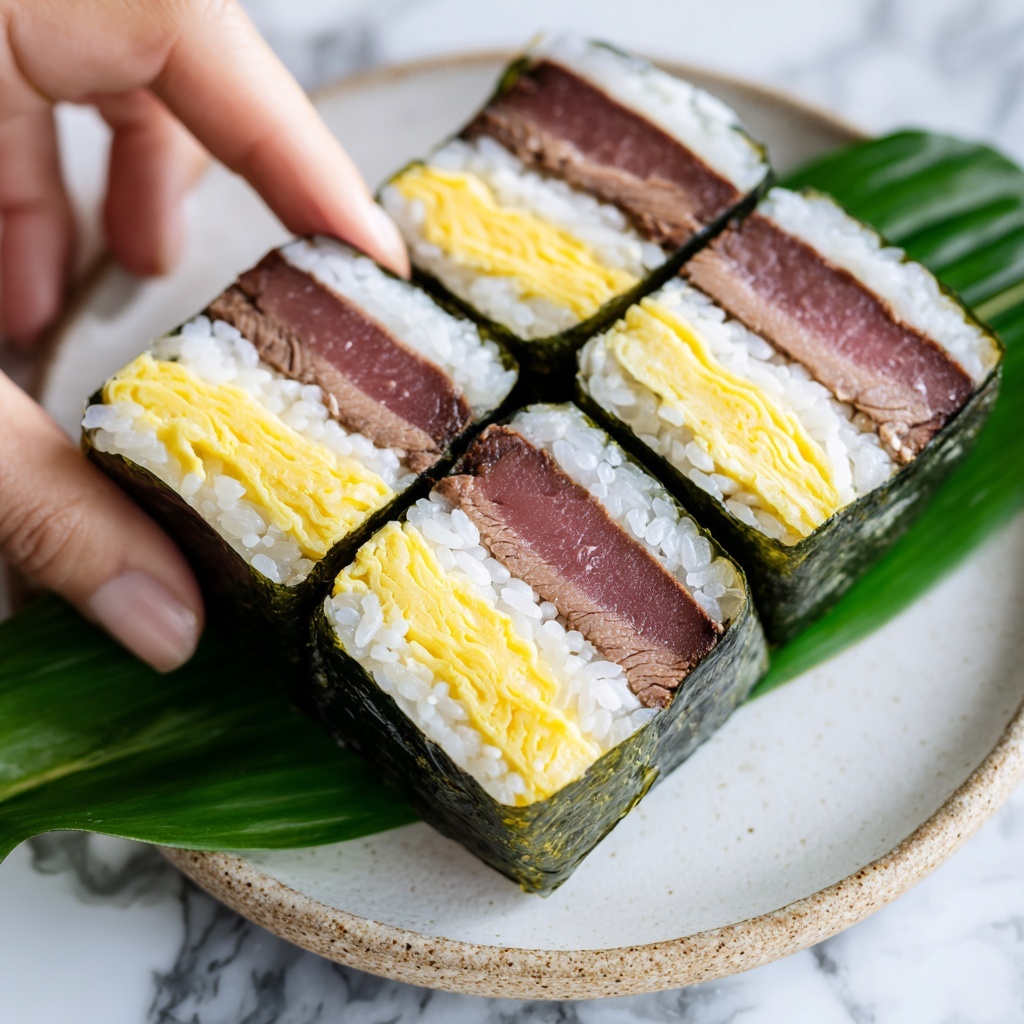 Spam Musubi with Egg: Your Go-To Breakfast Delight Recipe - Recipe Image