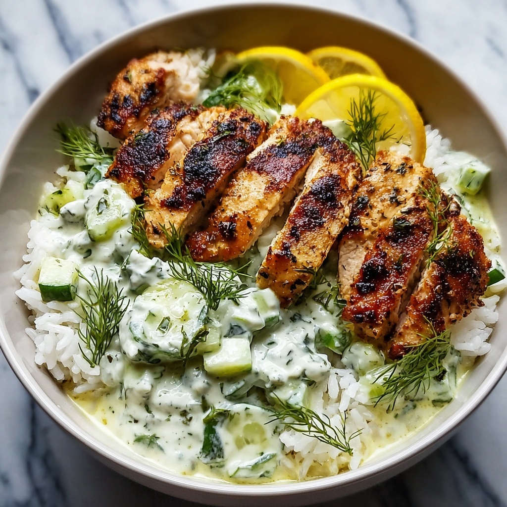 Dump-and-Bake Chicken Tzatziki Rice: A Taste of Greece Recipe - Recipe Image