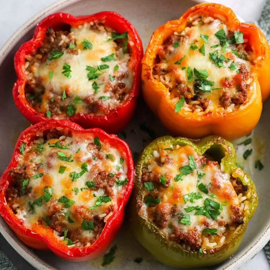 Classic Stuffed Bell Peppers Recipe - Recipe Image