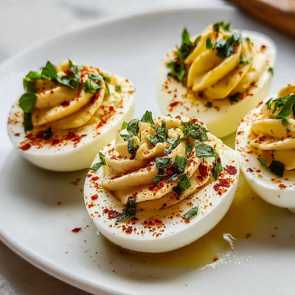 Turkish Deviled Eggs Recipe - Recipe Image