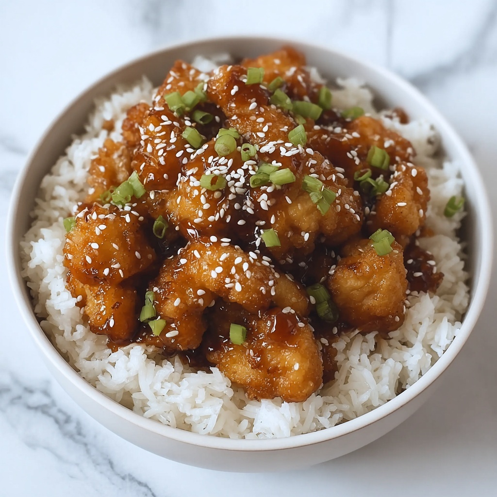 Crispy and Sticky Honey Sesame Chicken Recipe - Recipe Image