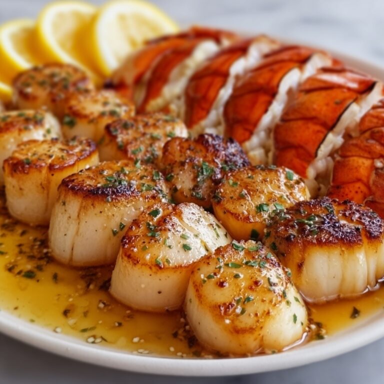 Garlic Butter Lobster and Scallops Recipe