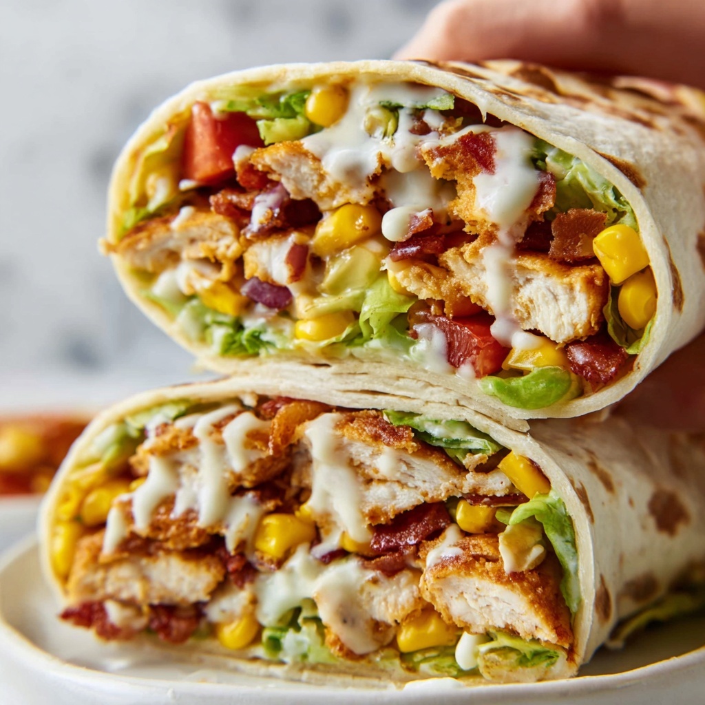 Chicken BLT Wrap Recipe - Recipe Image