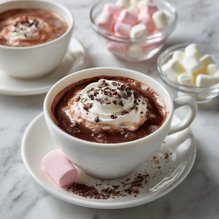 Rich Homemade Hot Chocolate Recipe