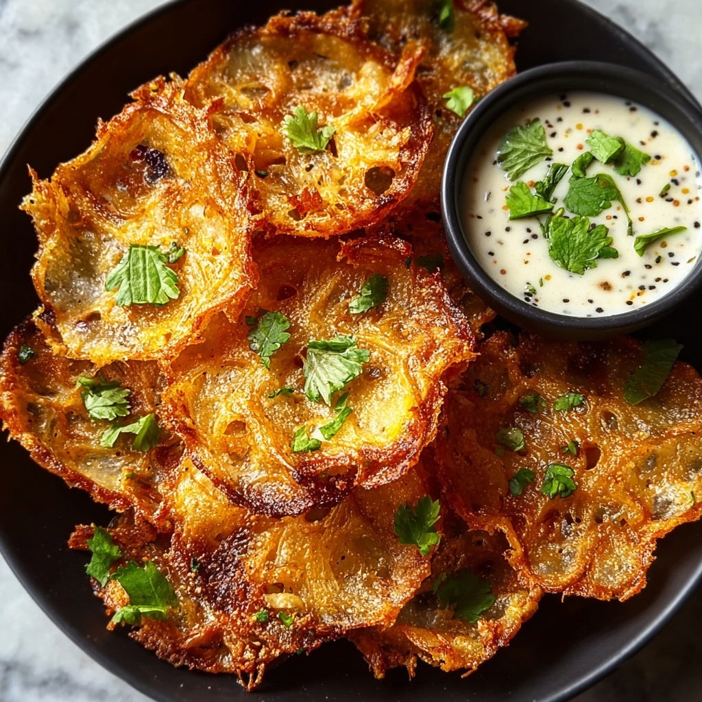 Crispy Onion Bhaji: A Flavorful Vegan Appetizer Delight Recipe - Recipe Image