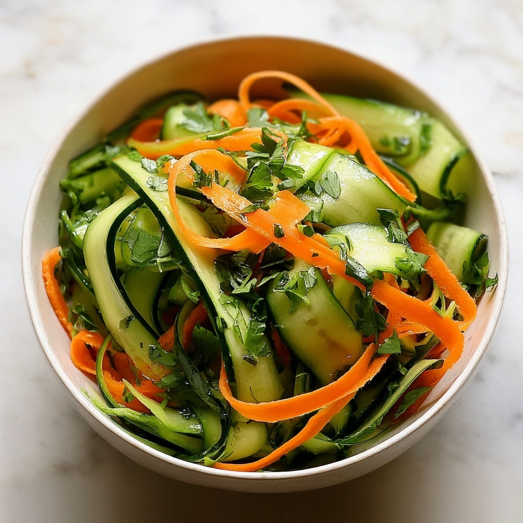 Fresh Cucumber and Carrot Salad for a Vibrant Taste Boost Recipe - Recipe Image